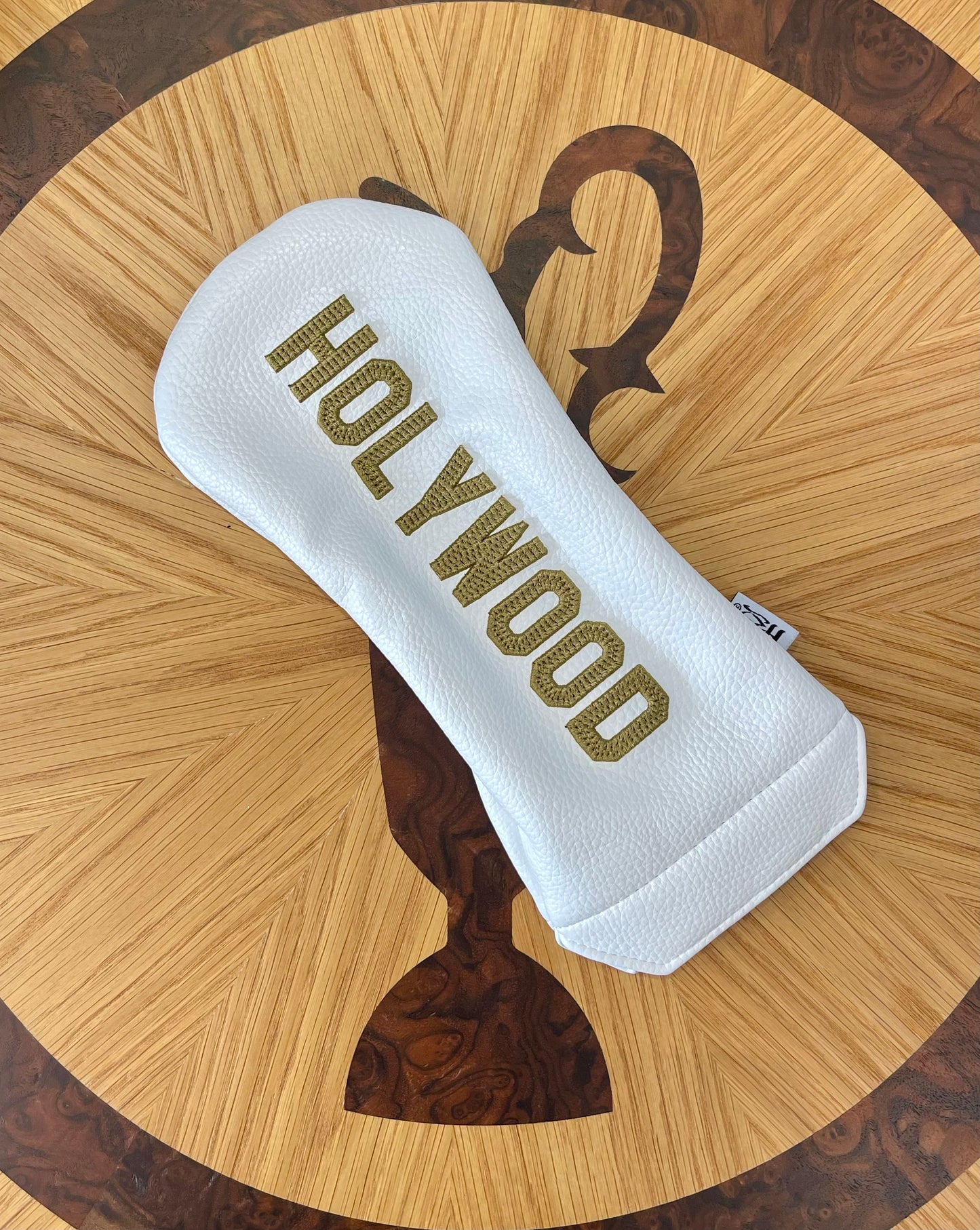 HOLYWOOD Driver Headcover: White and Gold